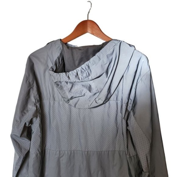Imperial Motion Helix Reflective Hooded Jacket Mens Gray M Medium Anorak - Picture 9 of 10